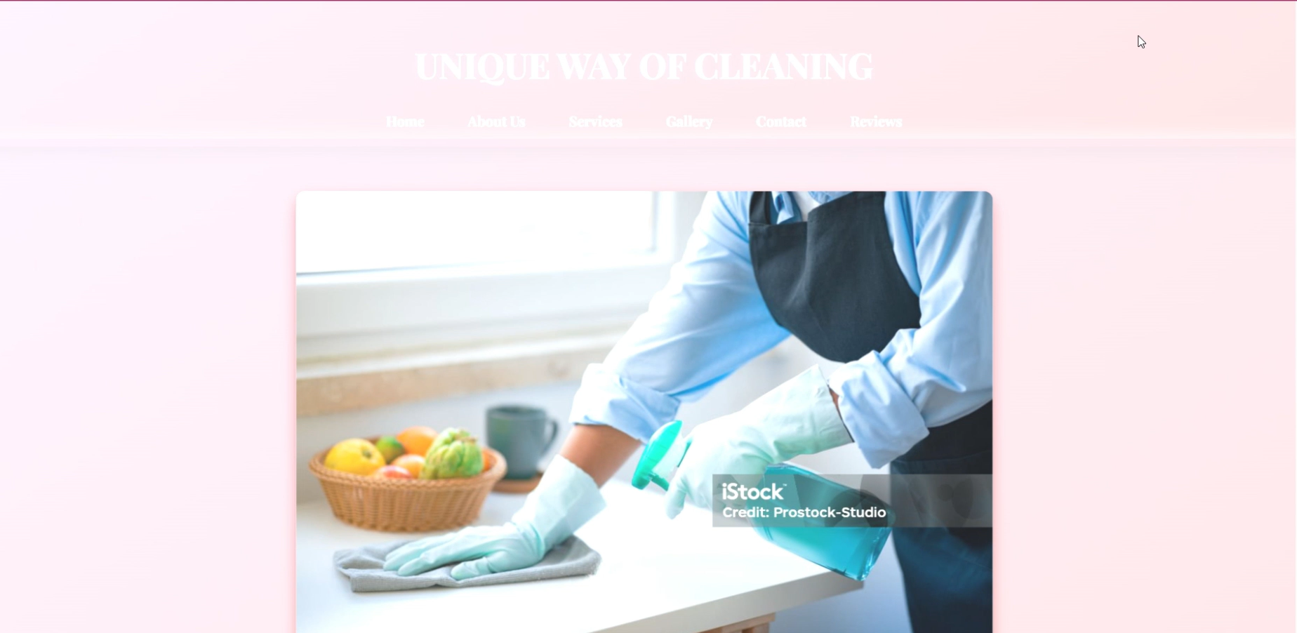 Unique Way of Cleaning Website Preview